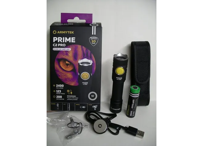 Ліхтар Armytek Prime C2 Pro Marnet USB Warm Фото 2
